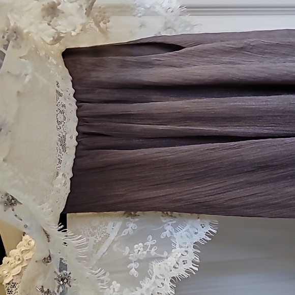 Small Altar'd State Sleeveless Dress with lace neck and shoulder cover - Picture 2 of 7